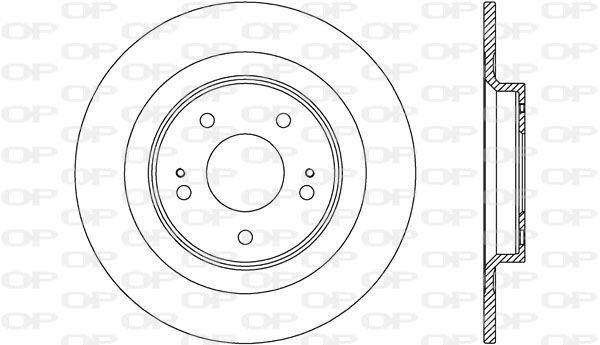 OPEN PARTS Тормозной диск BDR2715.10